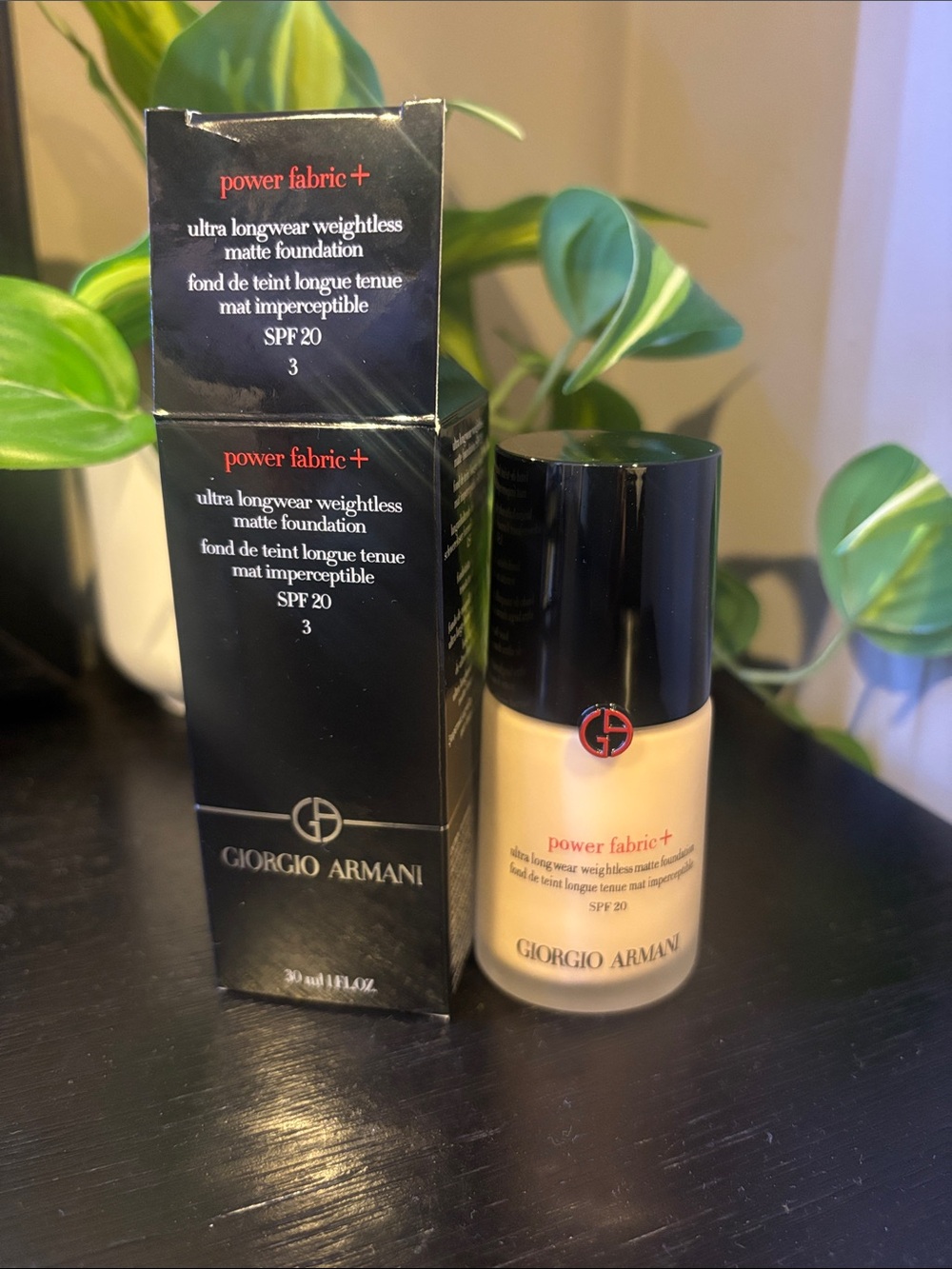 Giorgio Armani Power Fabric+ Matte Foundation spf 20 SHADE 3